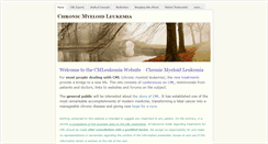 Desktop Screenshot of cmleukemia.com